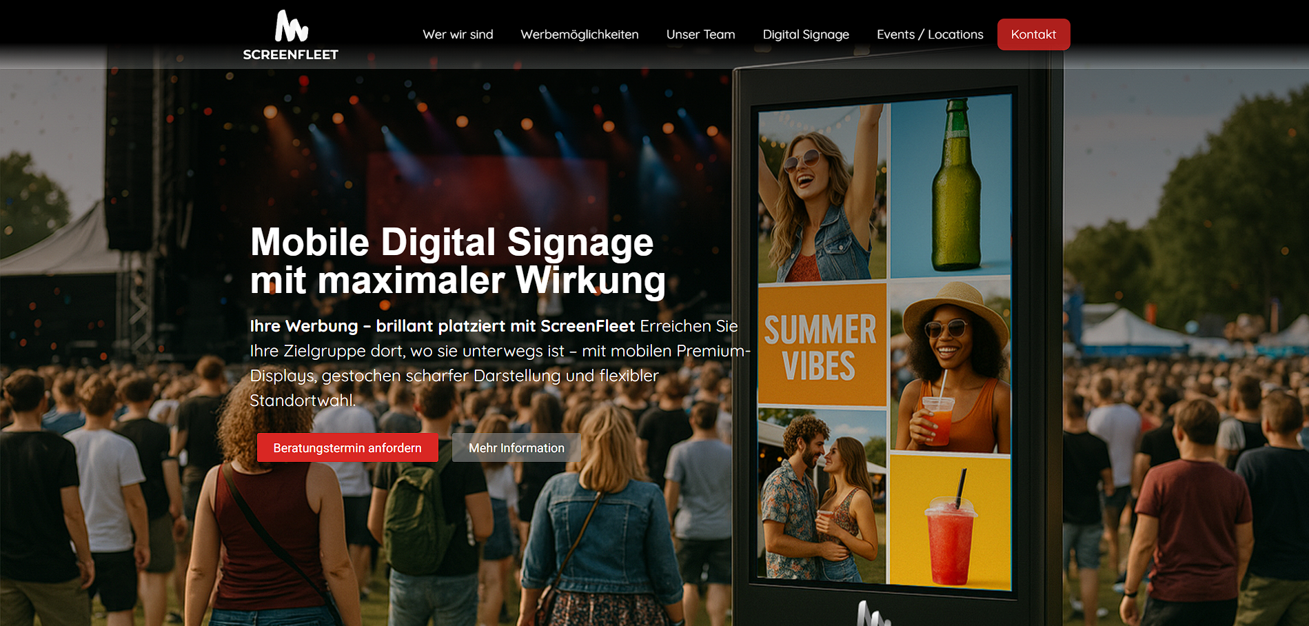 Screenfleet Webdesign Projekt - NextPuls Tech Referenz