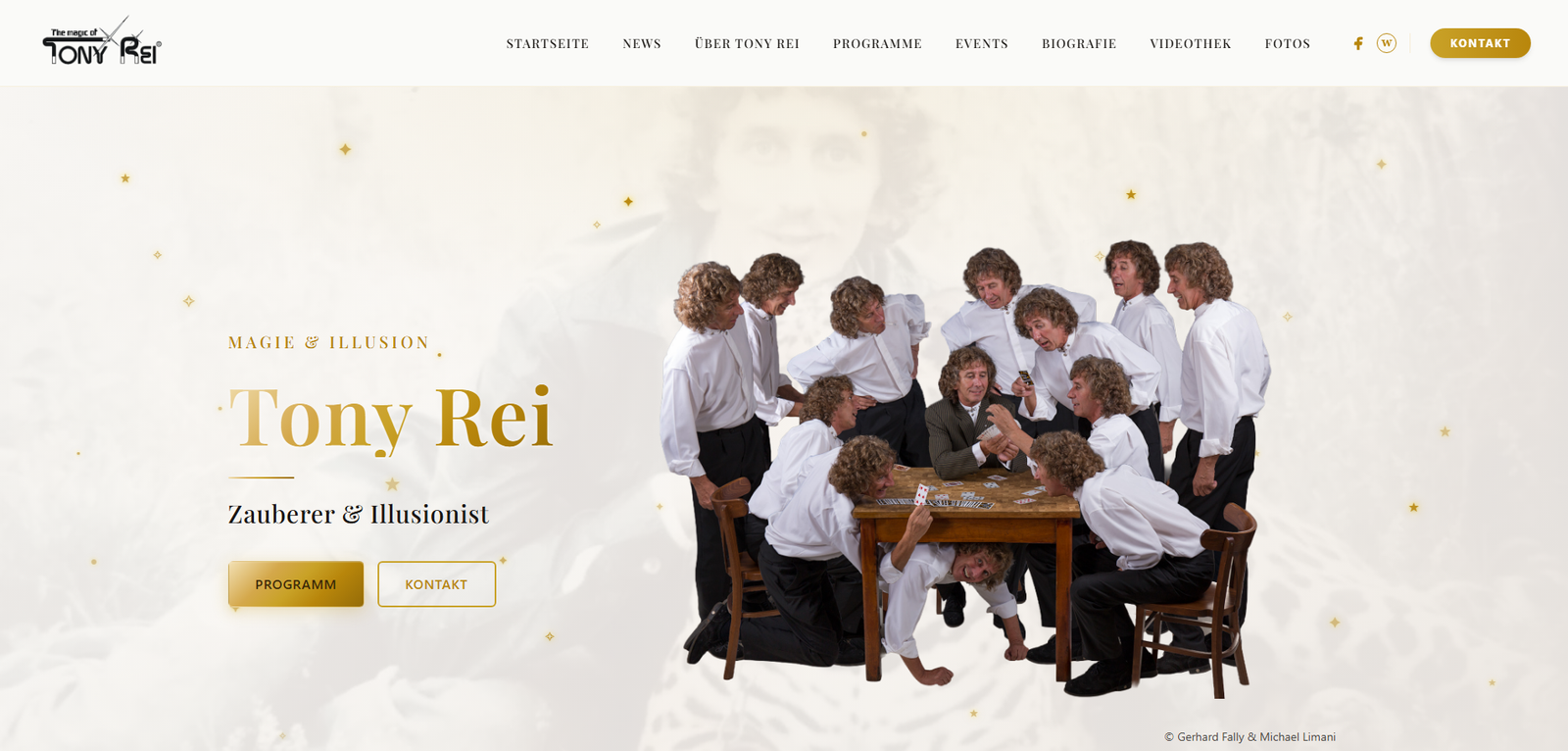 Tony Rei offizielle Website